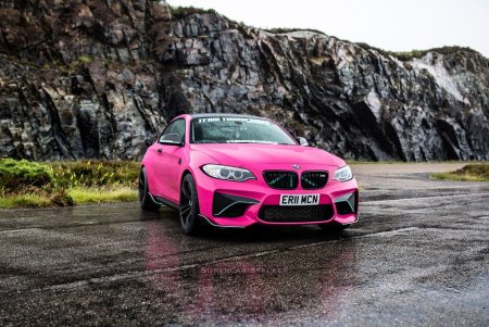 БМВ Е 92 розовая