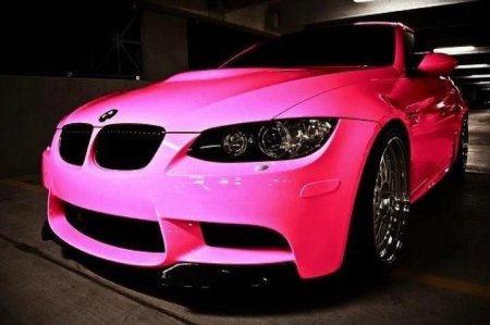 BMW m3 розовая