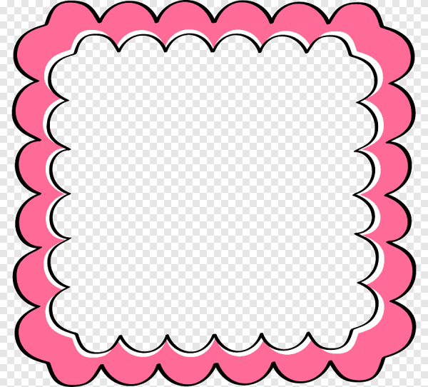 Рамка с волнистыми краями