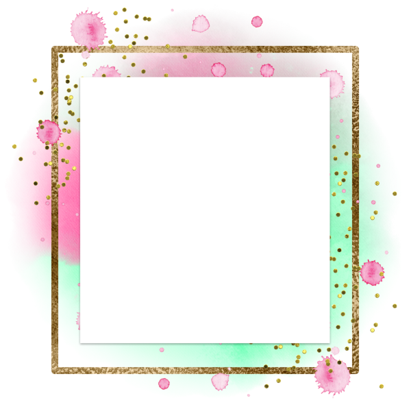 Розовая рамка для фотошопа
