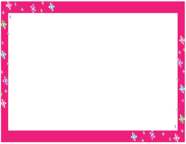 Розовая рамка