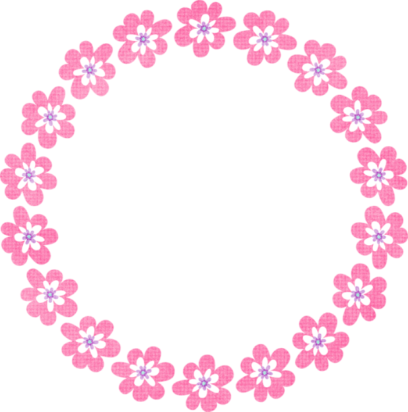 Рамка для девочки круглая