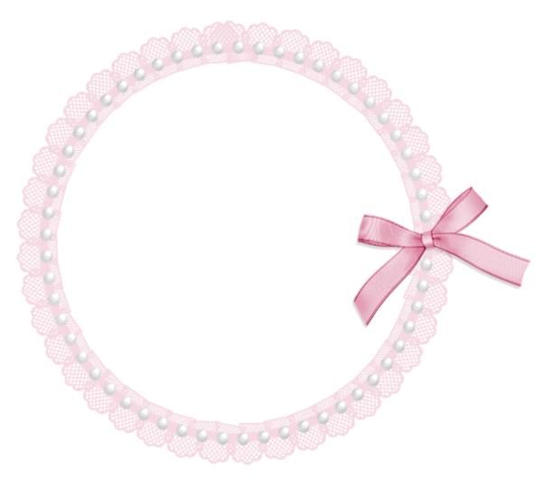 Рамка для девочки круглая