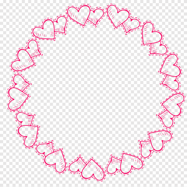 Круглая кружевная рамка