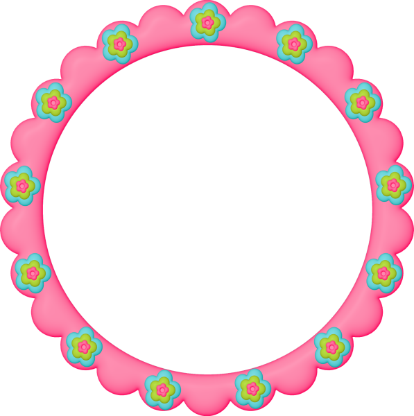 Рамка круглая детская