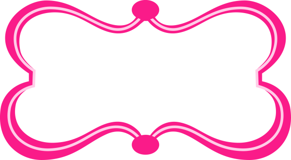 Розовая рамка для надписи
