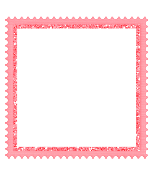 Розовая рамка прямоугольная