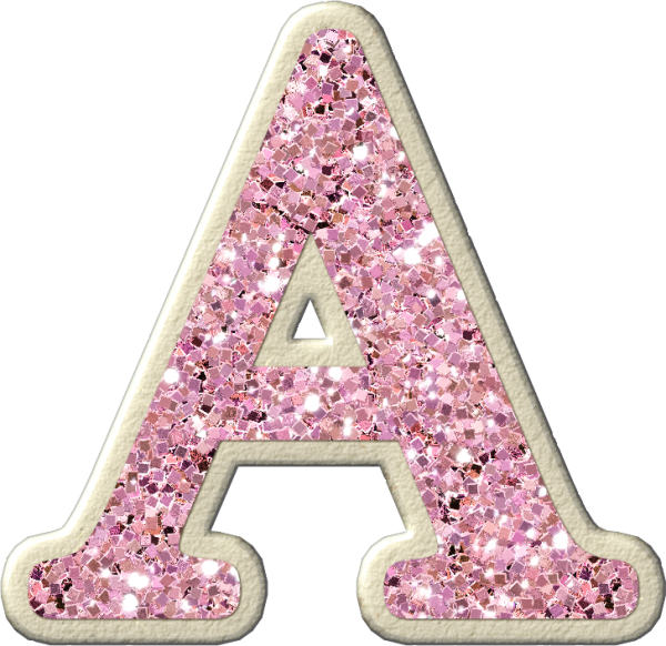 Розовые буквы