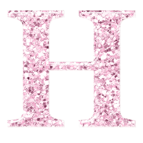 Розовые буквы