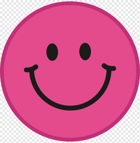 Розовый смайлик