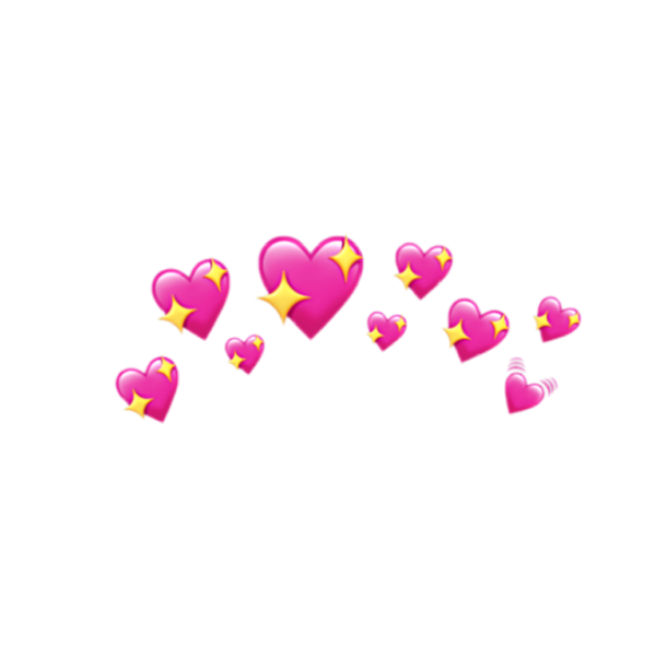 Сердечки вокруг головы