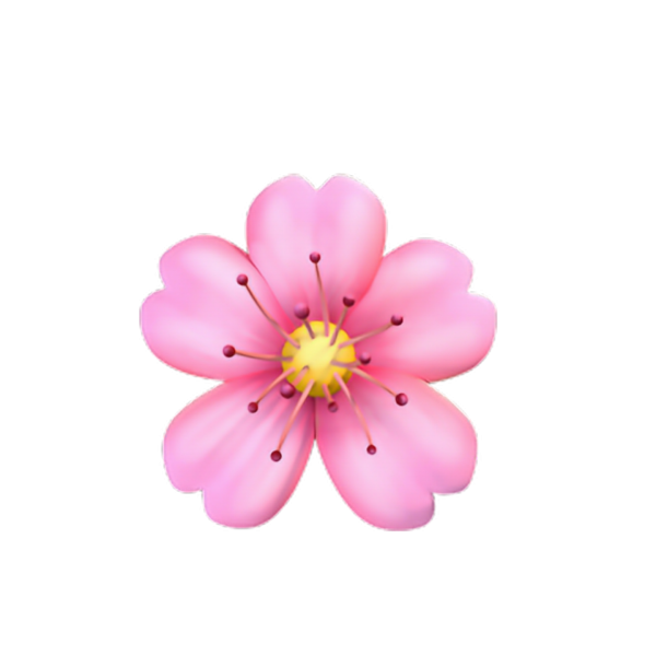 Эмодзи цветочек