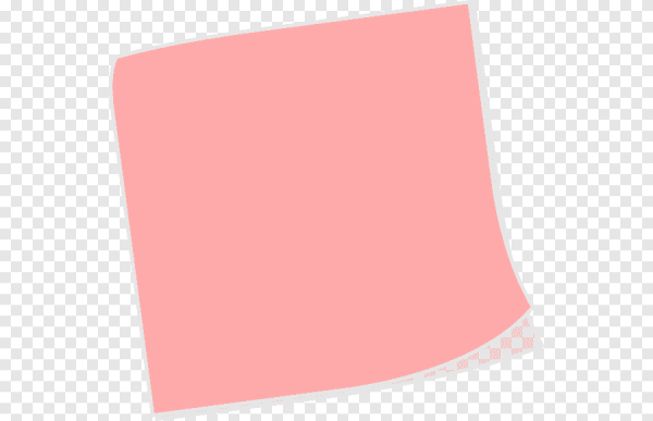 Розовый листок бумаги