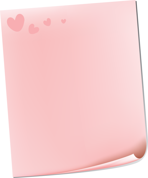 Розовый лист