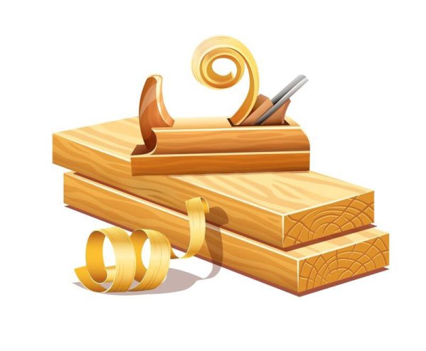 Иконки столяра с рубанком