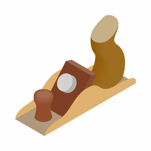 Рубанок на прозрачном фоне