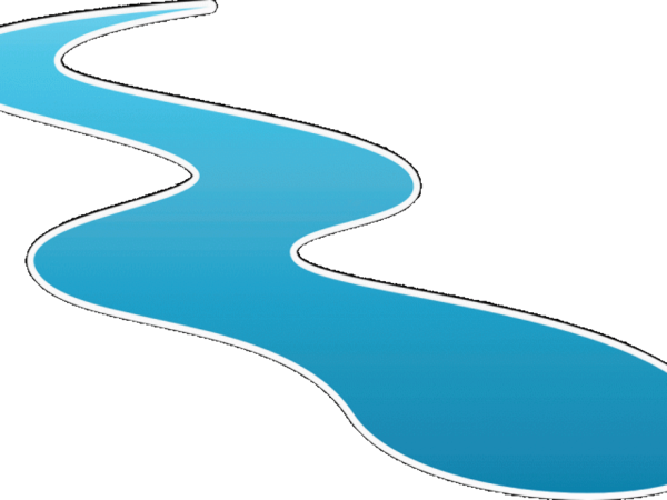 Ручеек река вектор