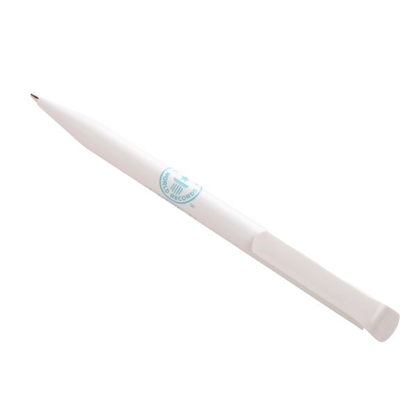 Ручка белая прозрачная