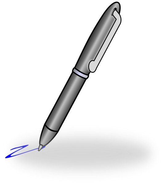 Ручка мультяшная