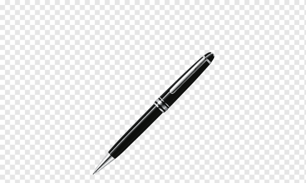 Ручка черная прозрачная