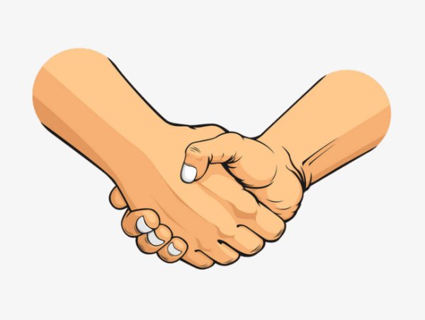 Рукопожатие детей