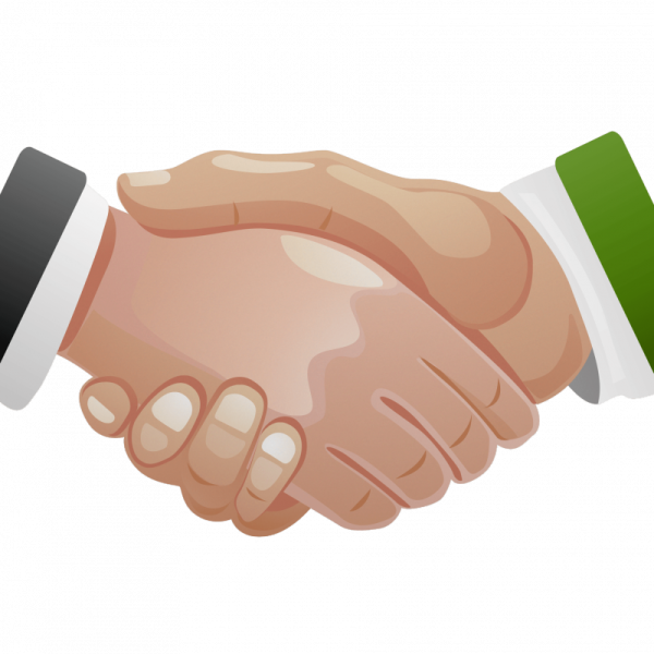 Рукопожатие прозрачный