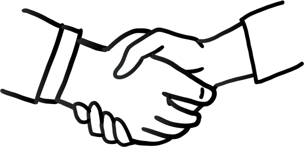Рукопожатие вектор