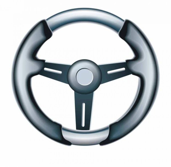 Мультяшный руль машины
