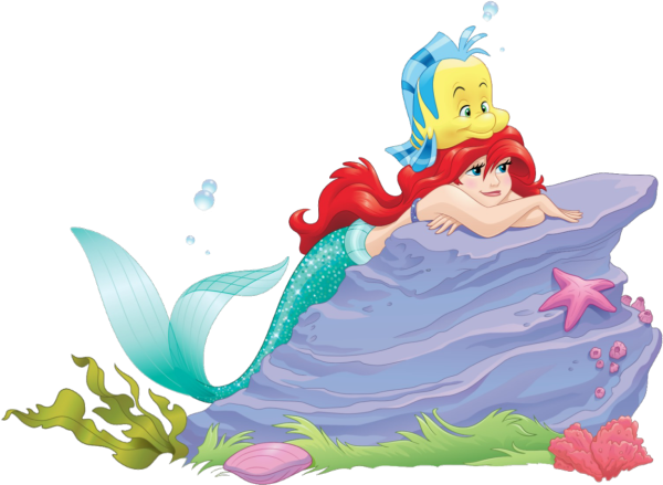 Дети Ариэль и флаундера