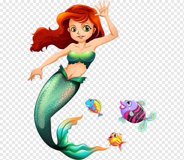 Русалочка Ариель вектор