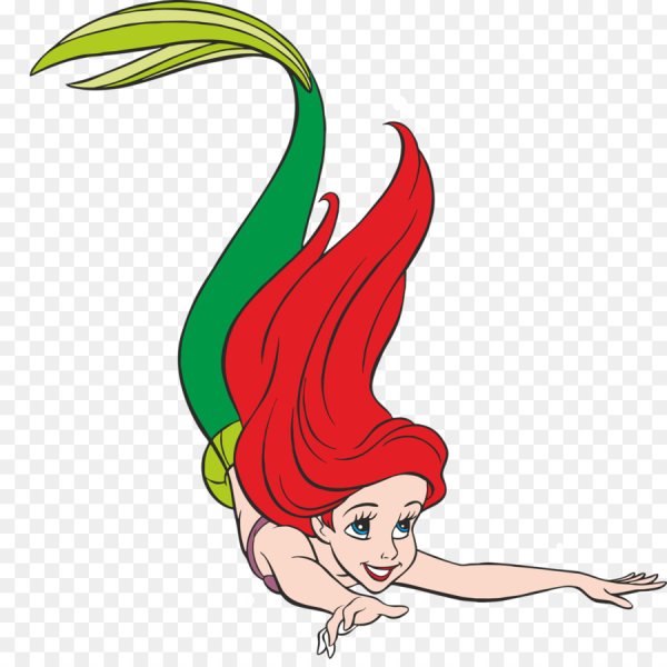 Ариэль плывет