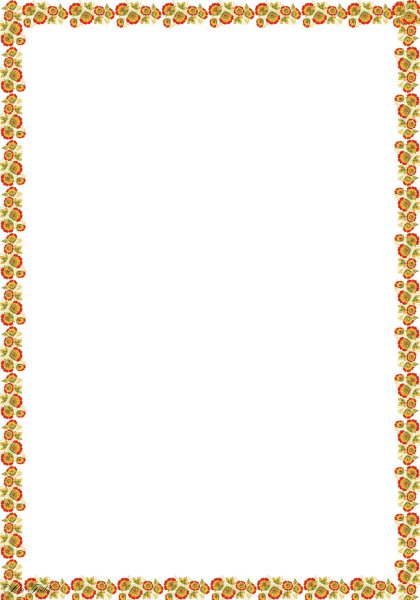 Рамка Хохлома