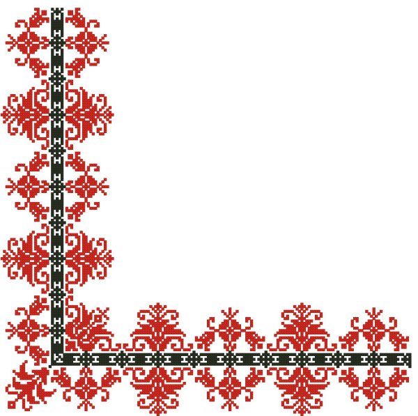 Удмуртский орнамент рамка