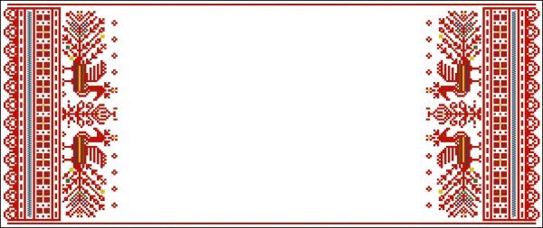 Чувашский орнамент фон