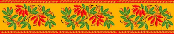 Русский орнамент в полосе