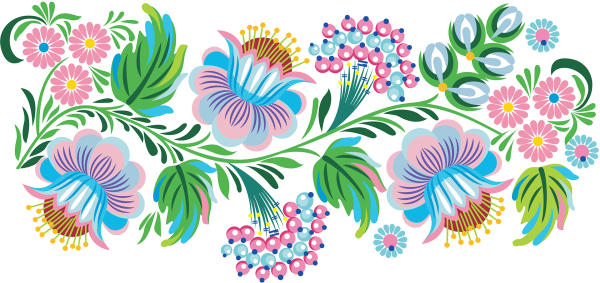 Русский народный орнамент в полосе