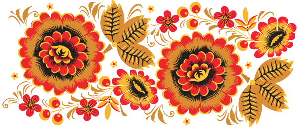Хохломские цветы