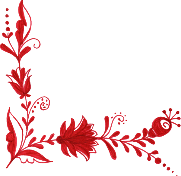 Красные узоры