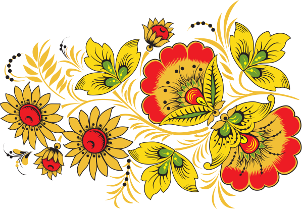 Народный орнамент Хохлома