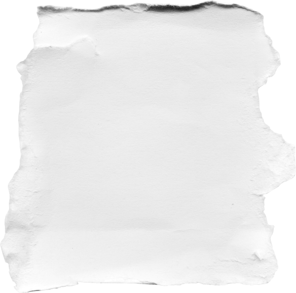 Кусок рваной бумаги