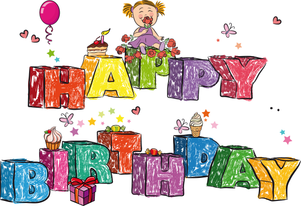 День рождения рисунок для детей