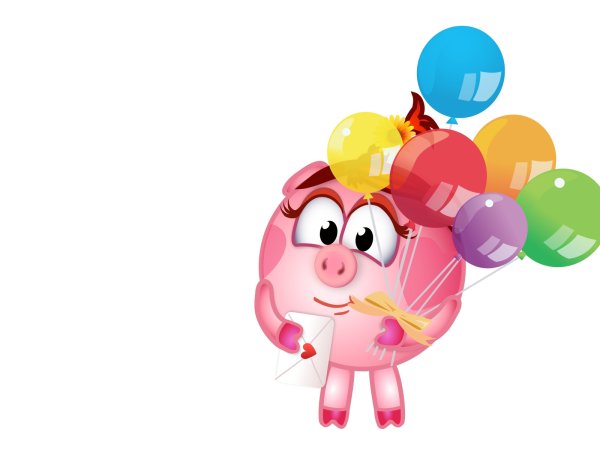 Воздушные шары мультяшки