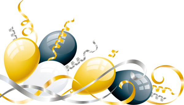 Шарики для презентации на прозрачном фоне