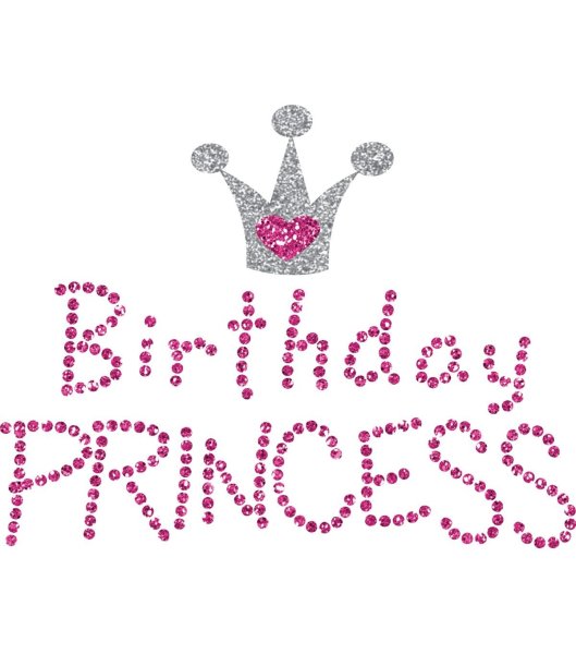 С днем рождения принцесса надпись