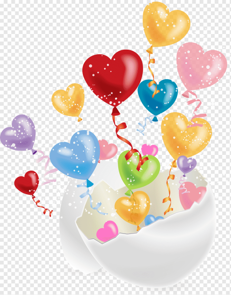 С днём рождения сердечки