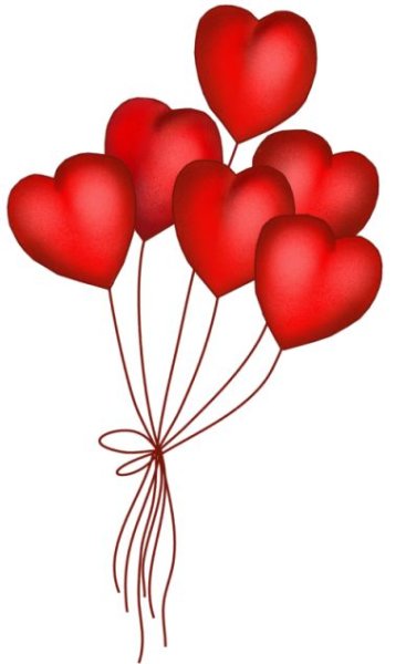 Летающие сердечки анимация