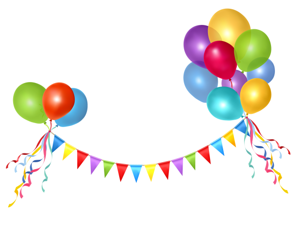 Шары на прозрачном фоне