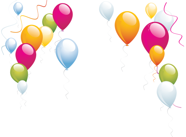 Шарики на белом фоне