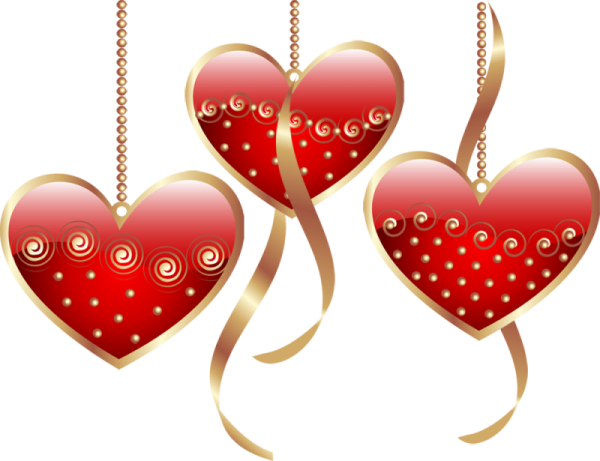 Сердечки с днем влюбленных