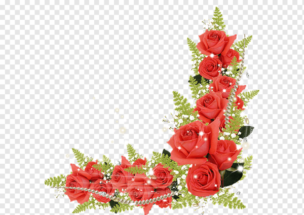 Уголок из роз